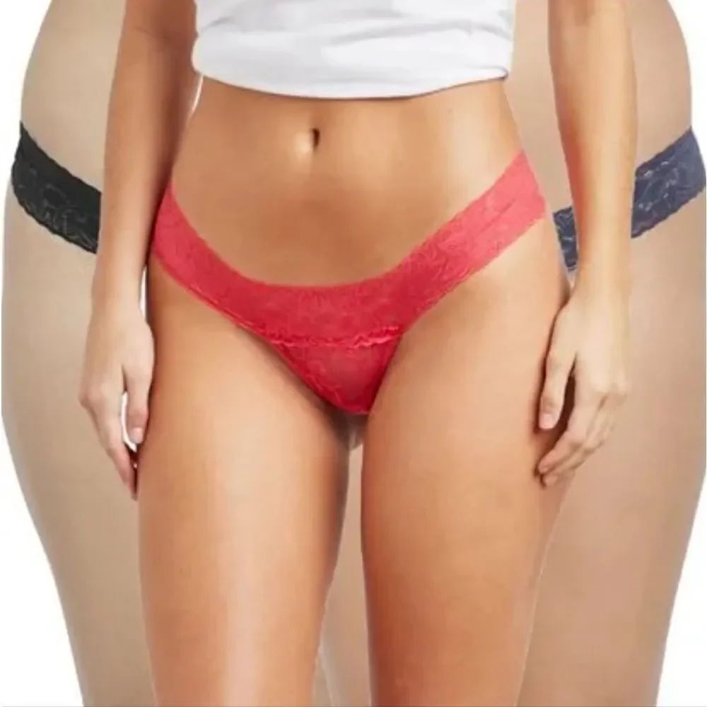 BRAND NEW HIGH RISE LACE WOMEN'S 3-PACK SETS PANTIES THONG